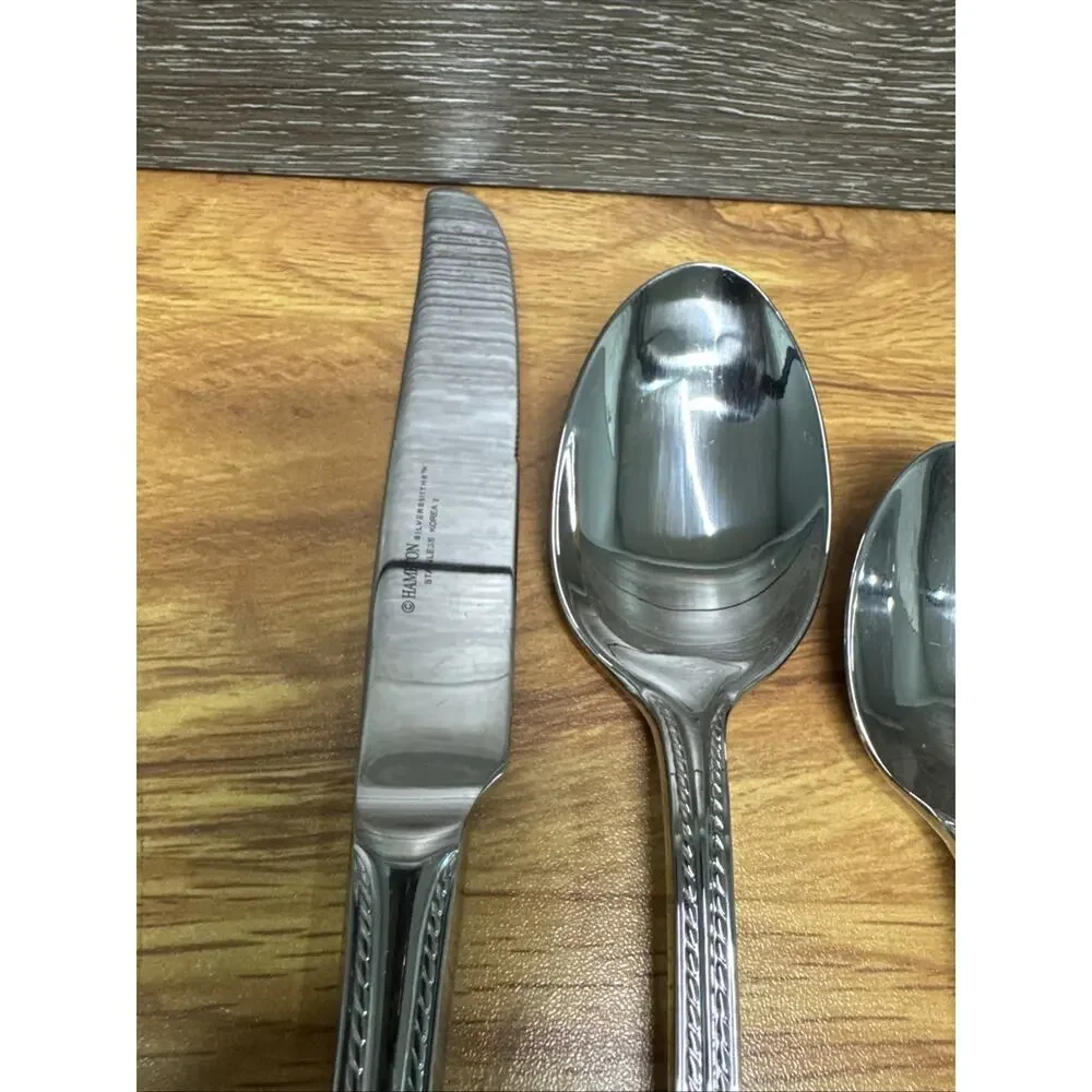 Hampton Silversmiths DAZZLE 5pc. Place Setting Flatware Set(Service for One)